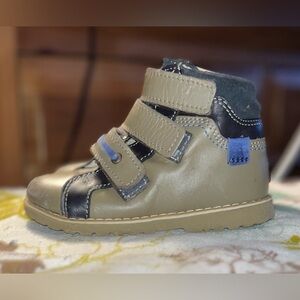 Mrugała Porto kids protective shoes - 5100, color 87 ash/navy blue Size 23